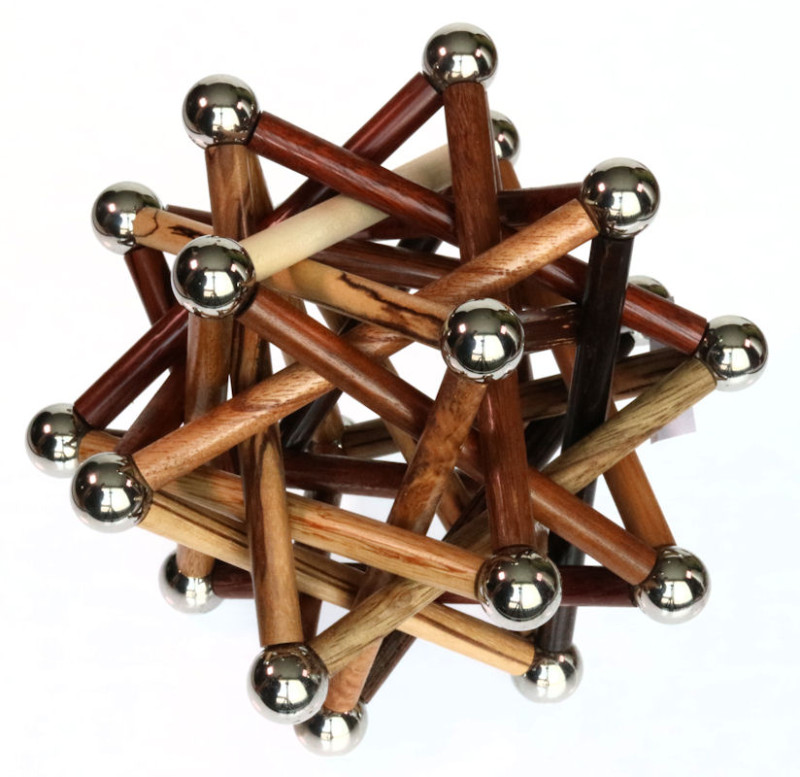Five Intersecting Tetrahedra