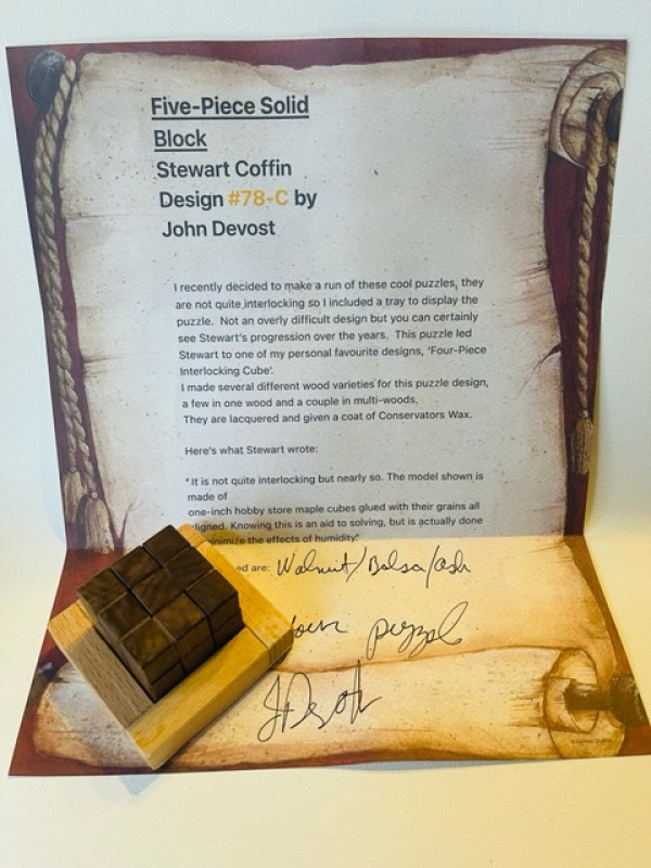 Five-Piece Solid Block - Stewart Coffin