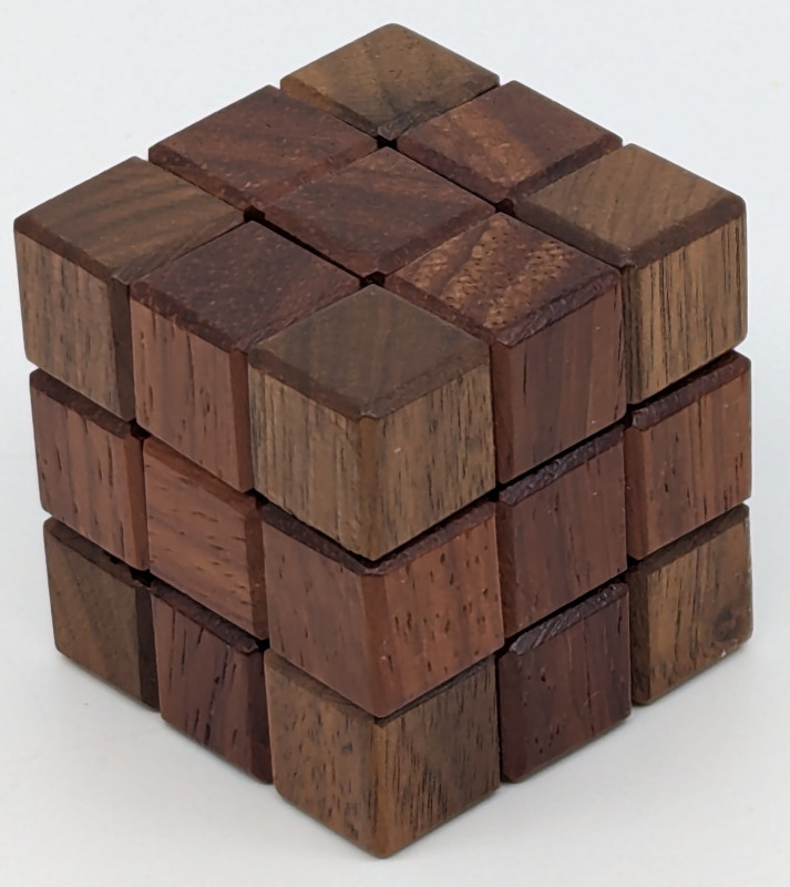 Four-Piece Serially Interlocking Cube