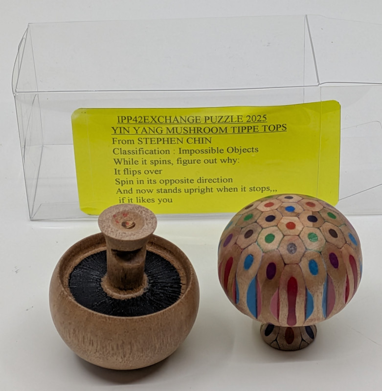 Yin Yang Mushroom Tippe Tops - Helen Spele