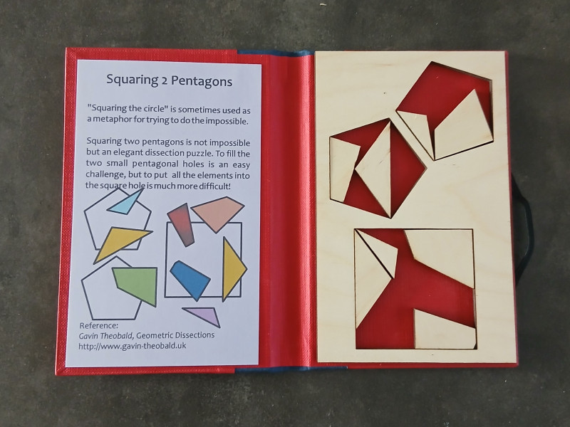 Puzzle Booklet - Squaring 2 Pentagons - Peter Gál
