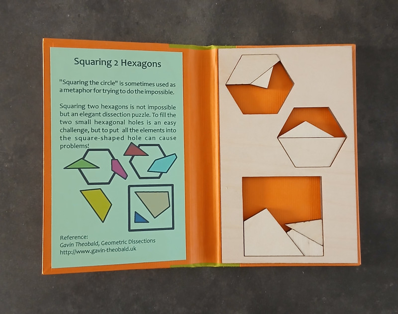 Puzzle Booklet - Squaring 2 Hexagons - Peter Gál