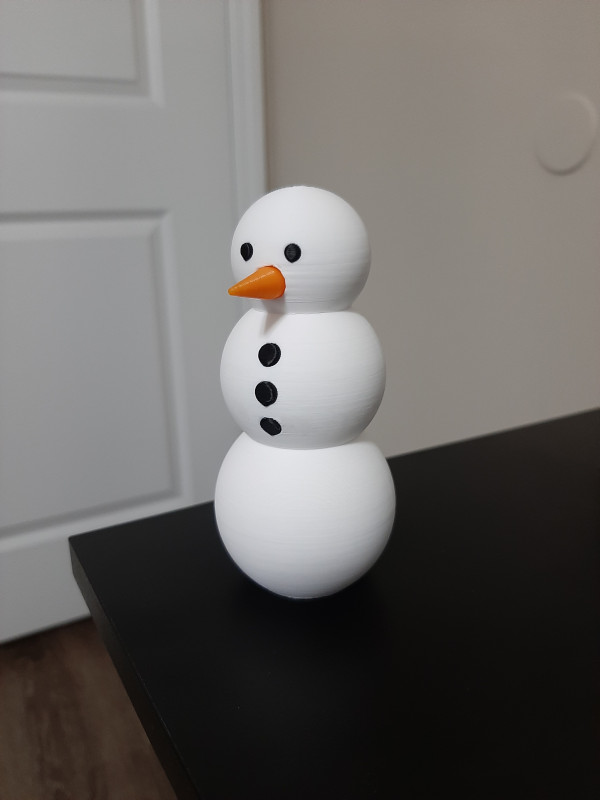 Snowman Puzzle Box - unknown