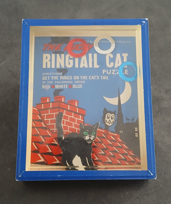 The Lucky Ringtail Cat Puzzle - R. Journet & CO
