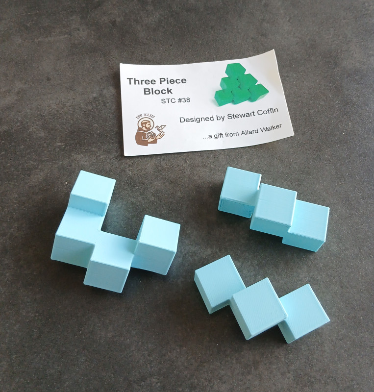 Three Piece Block   - Stewart Coffin