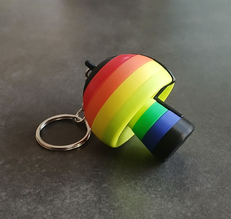 Mystifying Mushroom Keychain - William Waite