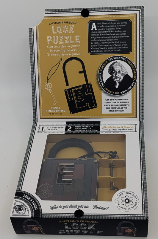 Einstein's Freedom Lock Puzzle - unknown