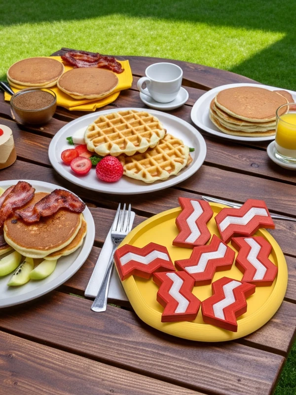 Bacon Pancake  - No Problem Puzzles